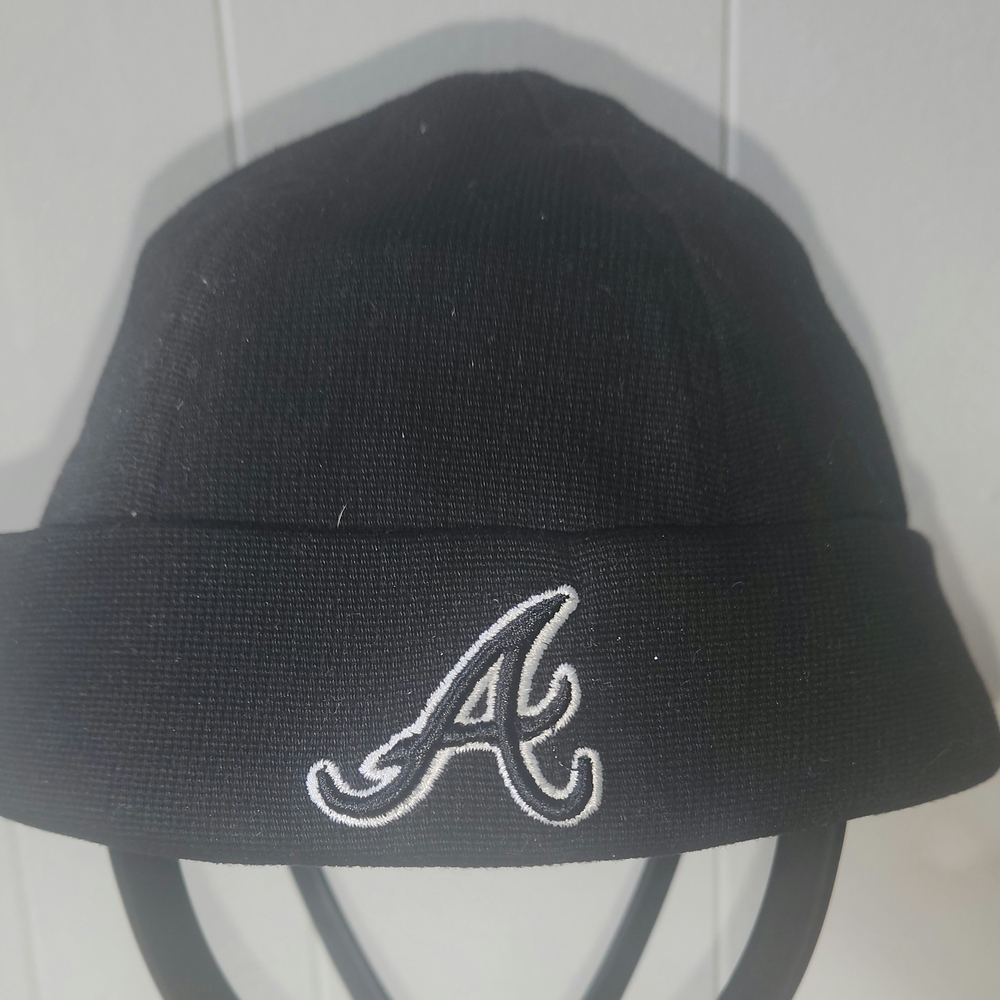 Vintage MLB Atlanta Braves Haymaker Cuff Cottom Beanie Black